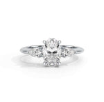 Load image into Gallery viewer, Three stone oval pears (L-G)