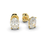 Load image into Gallery viewer, Stud ovals (Natural)