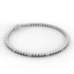 Load image into Gallery viewer, Tennis Bracelet Black & White (Natural)