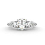 Load image into Gallery viewer, Three stone round pears (L-G)