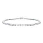 Load image into Gallery viewer, a diamond tennis bracelet