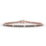 Load image into Gallery viewer, a bracelet with black and white diamonds
