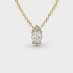 Load and play video in Gallery viewer, Marquise Necklace (Natural)
