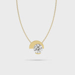 Load and play video in Gallery viewer, Asymmetry Necklace (L-G)
