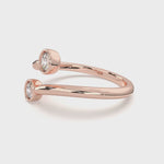 Load and play video in Gallery viewer, Open Ring 2 Diamonds (Natural)
